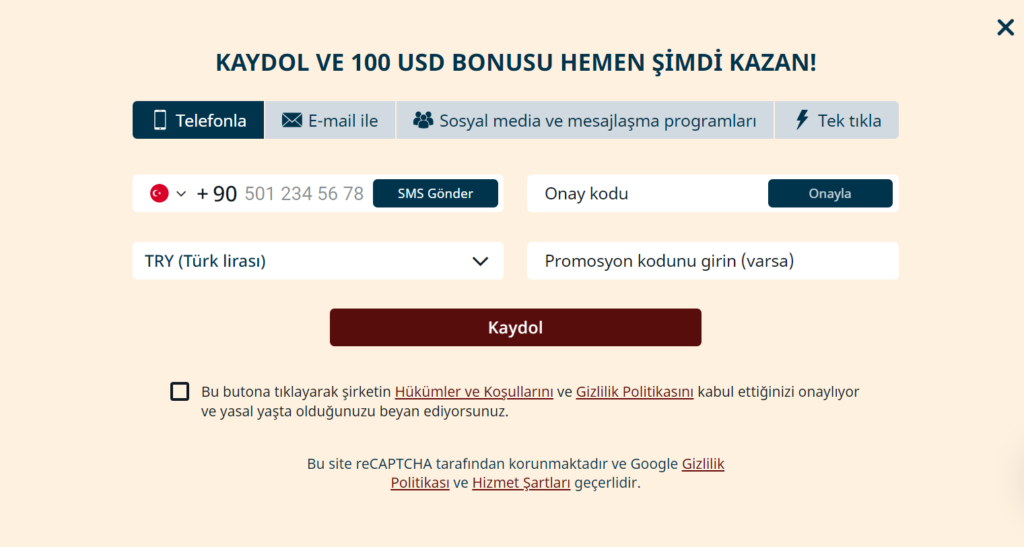 Qizilbilet Hızlı Kayıt