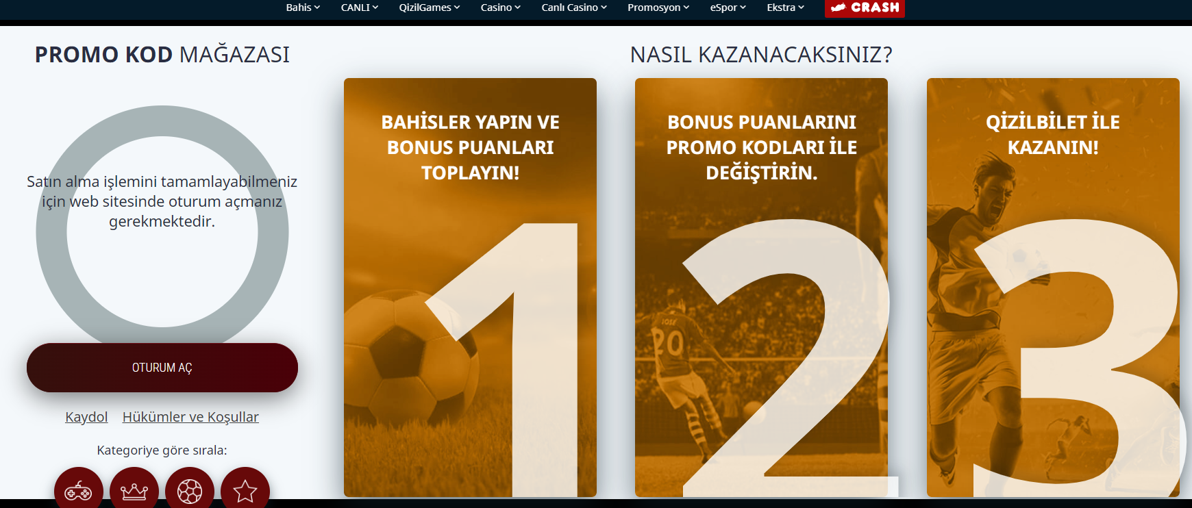 Qizilbilet Promosyon Kodları 2024